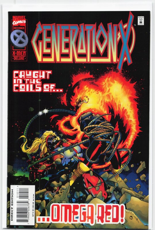 Generation X #10 (Marvel Comics, 1995), raw, ungraded comic book — front cover