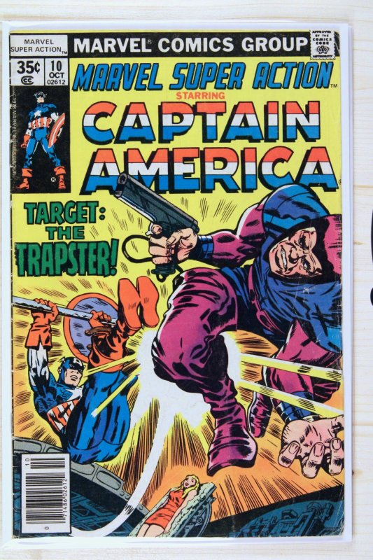 Marvel Super Action #10 (Marvel Comics, 1978), raw comic book in FN- 5.5 condition — front cover