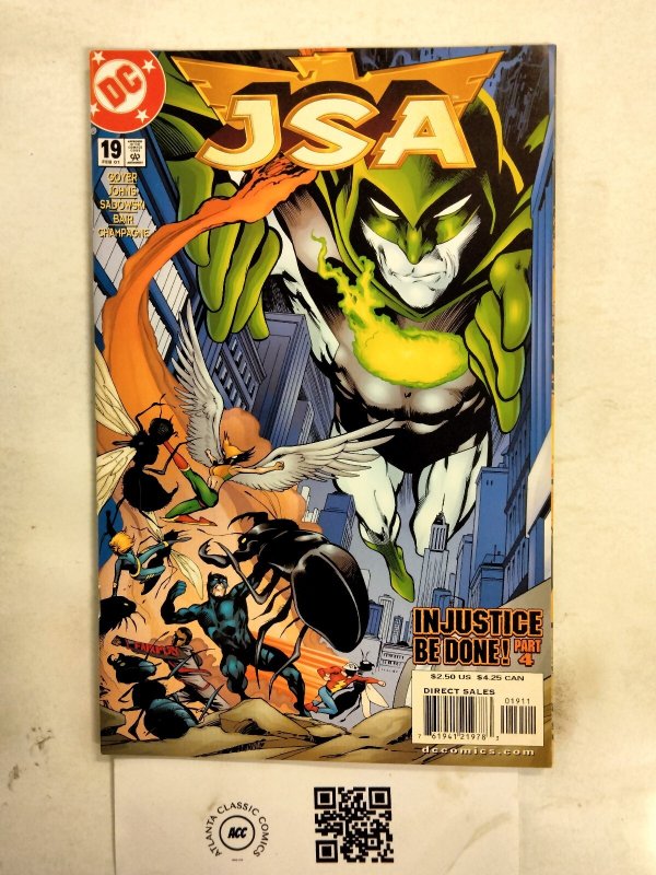 JSA #19 (DC Comics), raw comic book in NM condition — front cover