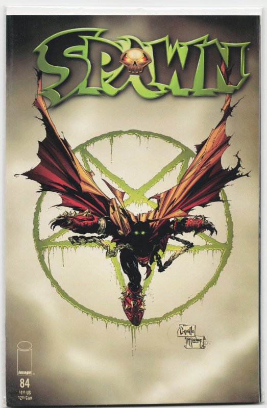 Spawn #84 (Image Comics, 1999), raw, ungraded comic book — front cover