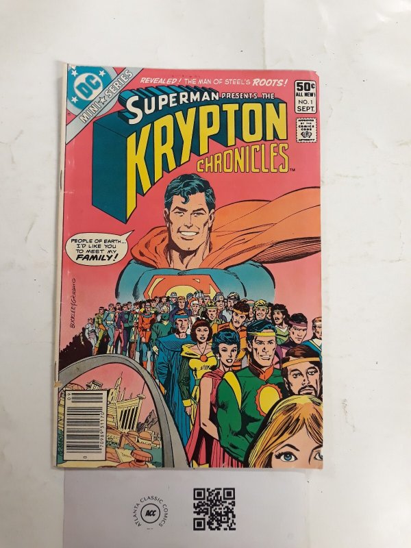 Krypton Chronicles #1 (DC Comics), raw comic book in VG condition — front cover