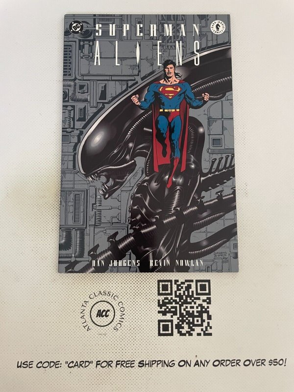 Superman Aliens Complete DC Dark Horse Comic Books Set #1, raw comic book in NM condition — front cover