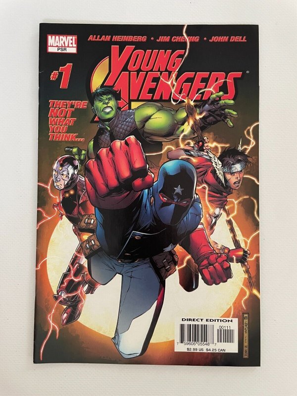 Young Avengers #1 (Marvel Comics), raw comic book in NM- condition — front cover