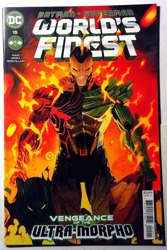 Batman Superman World's Finest #15 (DC Comics, 2023), raw, ungraded comic book — front cover