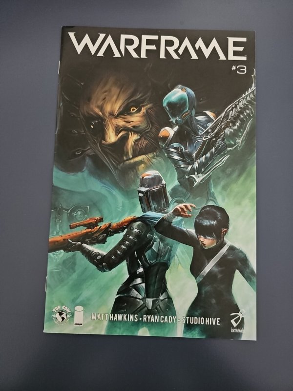 Warframe #3, raw comic book in NM- condition — front cover