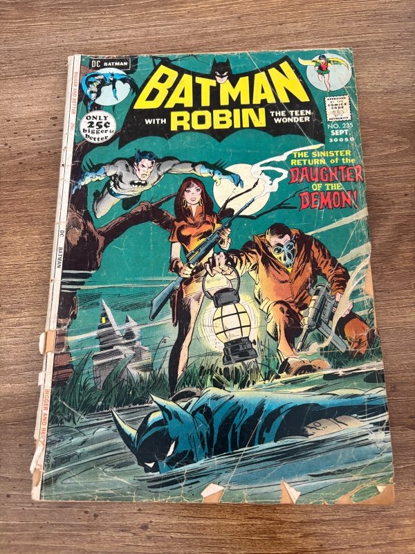 Batman #235 (DC Comics, 1971), raw comic book in VG- condition — front cover