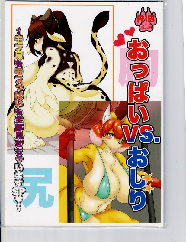 Boobs vs. Butts, raw, ungraded comic book — front cover