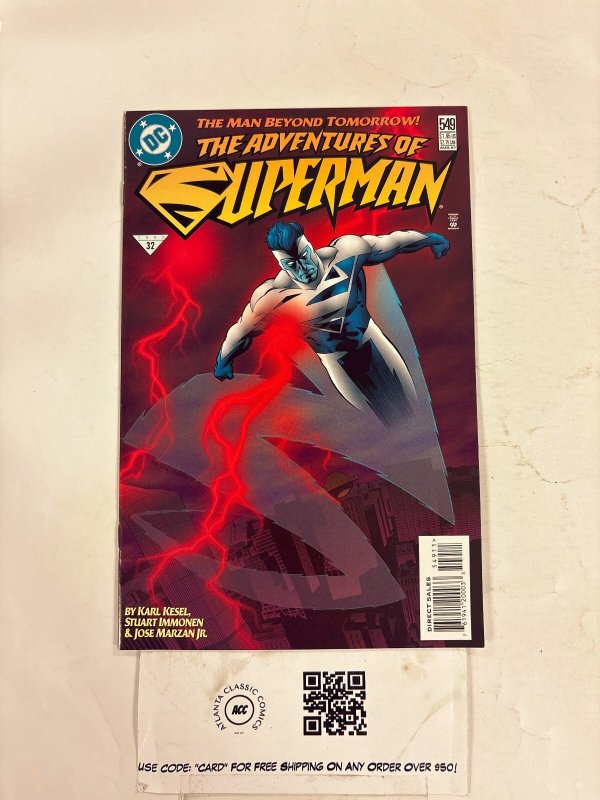 Adventures of Superman #549 (DC Comics, 1997), raw comic book in NM condition — front cover