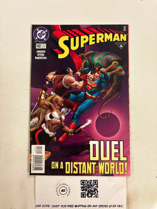 Superman #148 (DC Comics), raw comic book in NM condition — front cover