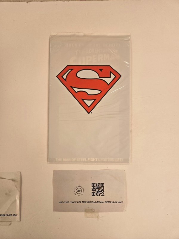 Adventrues of Superman #500 (DC Comics), raw comic book in NM condition — front cover
