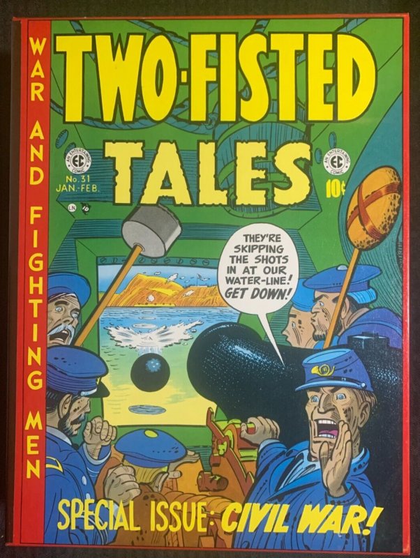 1980 THE Complete Two-Fisted Tales HC in Slipcase Nm-/vf EC Comics Russ Cochran (EC Comics, 1980), raw comic book in NM- condition — front cover