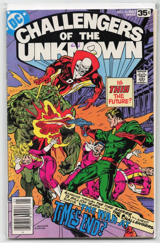Challengers of the Unknown #86 (DC Comics, 1978), raw, ungraded comic book — front cover
