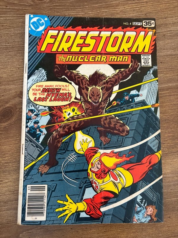 Firestorm #4 (DC Comics, 1978), raw comic book in VF- condition — front cover