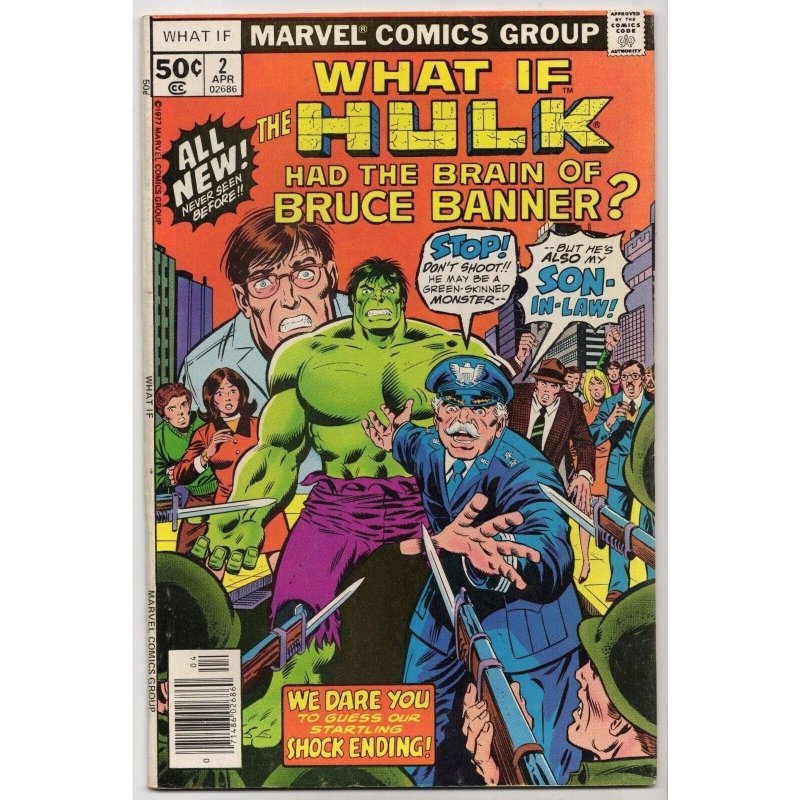 What If #2 (Marvel Comics, 1977), raw comic book in FN+ 6.5 condition — front cover