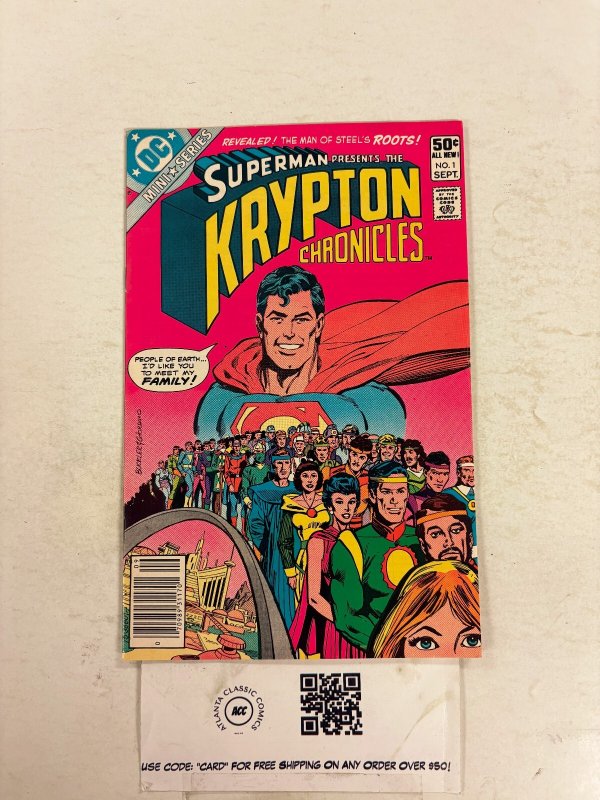 Krypton Chronicles #1 (DC Comics), raw comic book in NM condition — front cover
