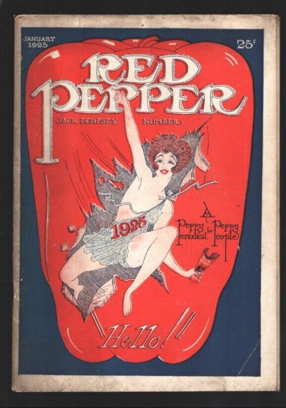 Red Pepper #7, raw, ungraded comic book — front cover