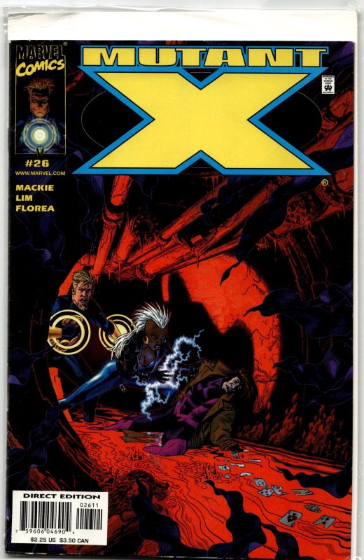 Mutant X #26 (2000), raw, ungraded comic book — front cover