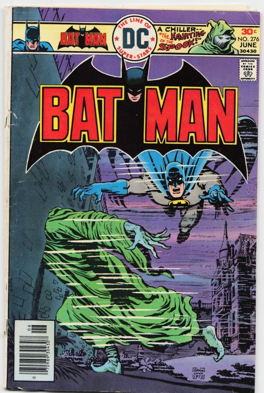 Batman #276 (DC Comics, 1976), raw, ungraded comic book — front cover