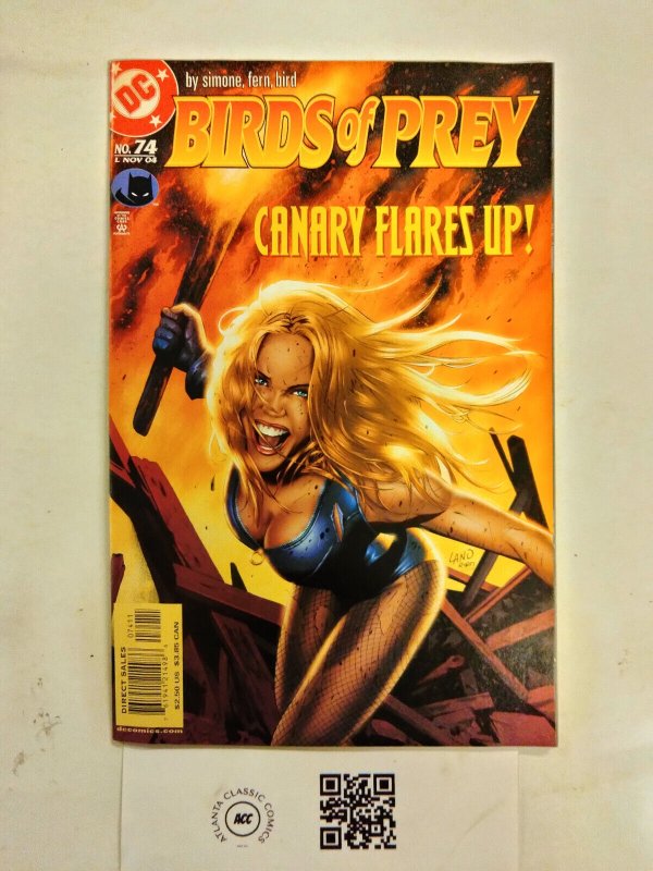 Birds of Prey #74 (DC Comics), raw comic book in NM condition — front cover
