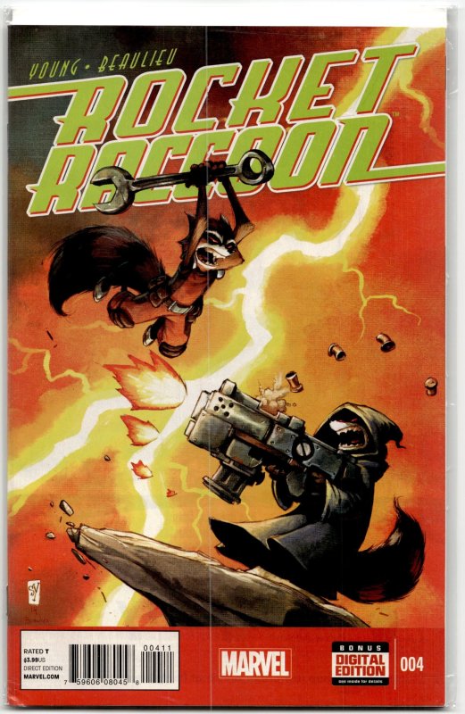 Rocket Raccoon #4 (Marvel Comics, 2014), raw, ungraded comic book — front cover