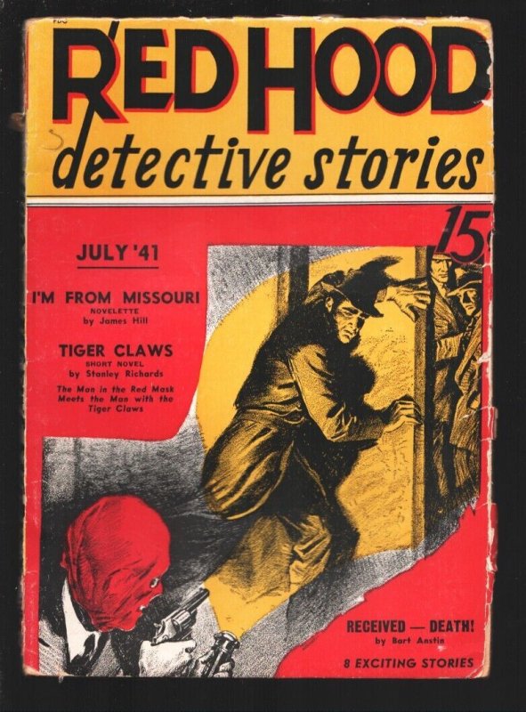 Red Hood Detective Stories #1, raw, ungraded comic book — front cover
