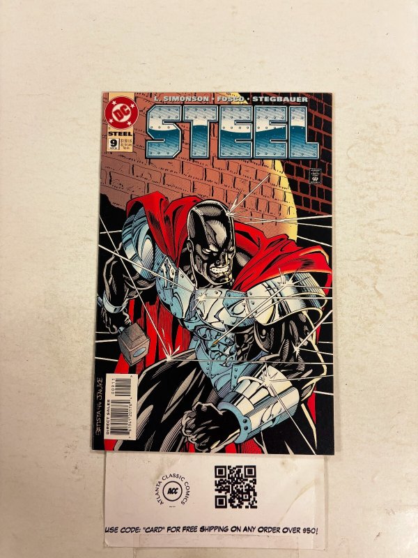 Steel #9 (DC Comics, 1994), raw comic book in NM condition — front cover