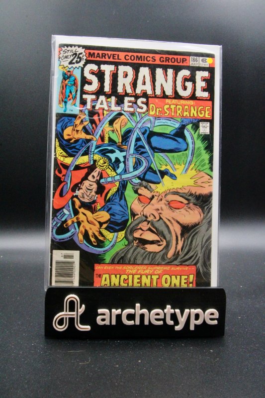 Strange Tales #186 (Marvel Comics, 1976), raw, ungraded comic book — front cover