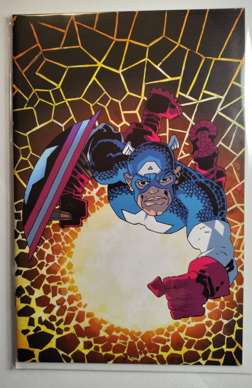Captain America #1 (Marvel Comics, 2023), raw comic book in NM+ condition — front cover