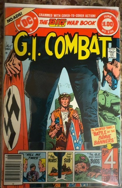 G.I. Combat #230 (DC Comics, 1981), raw, ungraded comic book — front cover