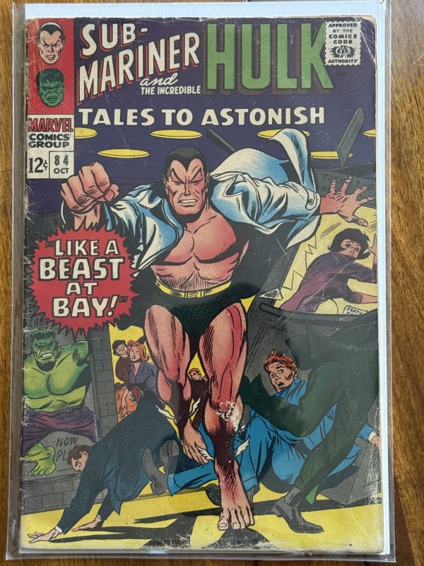Tales to Astonish #84 (Marvel Comics, 1966), raw comic book in VG 4.0 condition — front cover
