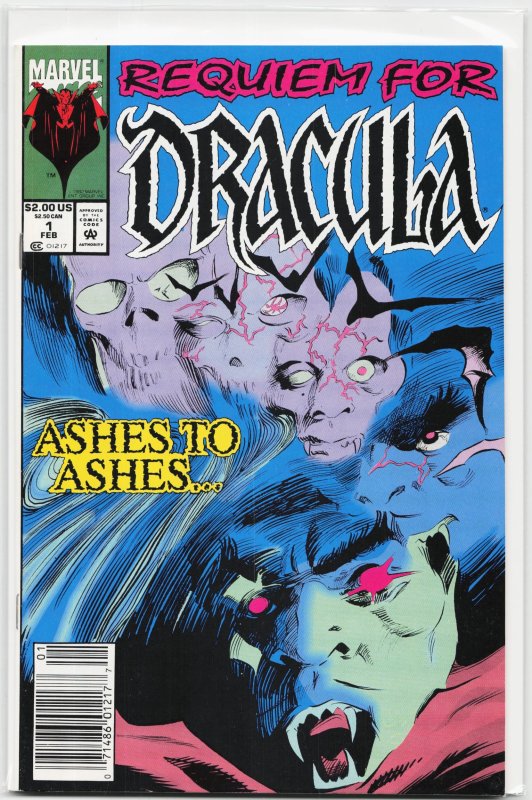 Requiem for Dracula (1992) Tomb of Dracula (Marvel Comics, 1992), raw, ungraded comic book — front cover