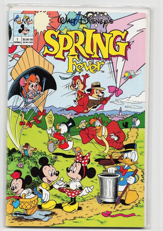 Walt Disney's Spring Fever (1991) Bambi (Disney Comics, 1991), raw, ungraded comic book — front cover
