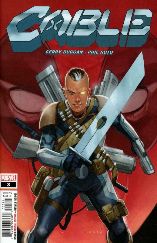 2020 Cable Vol 4 #3 (Marvel Comics, 2020), raw comic book in NM condition — front cover