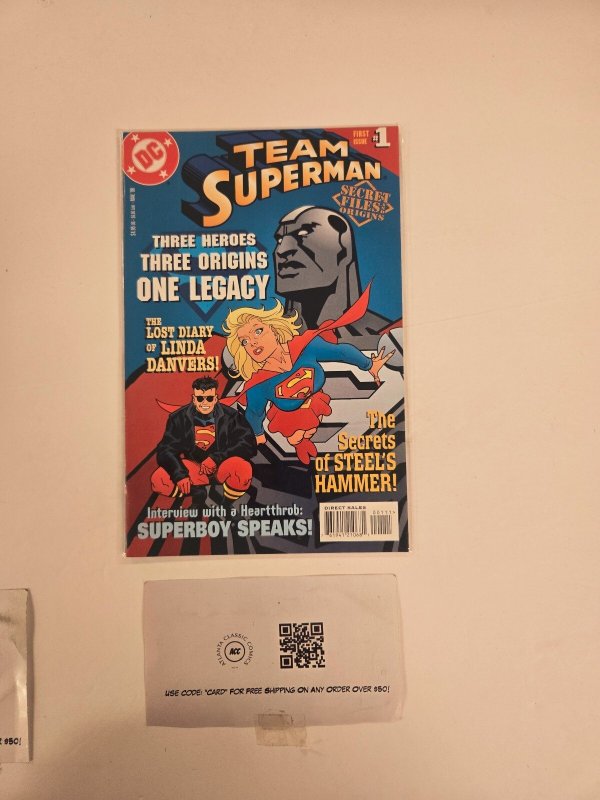 Secret Files and Origins Team Superman #1 (DC Comics), raw comic book in NM condition — front cover