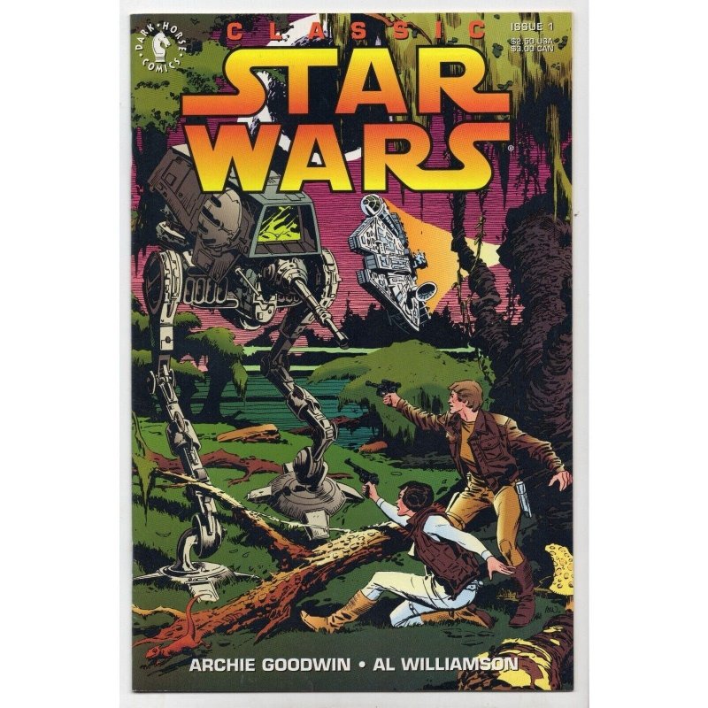 Classic Star Wars #1 (Dark Horse Comics, 1992), raw comic book in VF/NM 9.0 condition — front cover