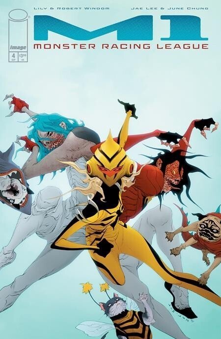 M1 Monster Racing League #4 (Image Comics, 2026), raw, ungraded comic book — front cover