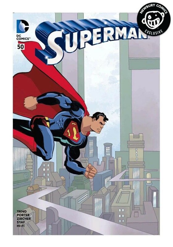 Superman #50 Newbury Exclusive Tim Sale Variant Set of Two Covers NM. (DC Comics), raw comic book in NM condition — front cover