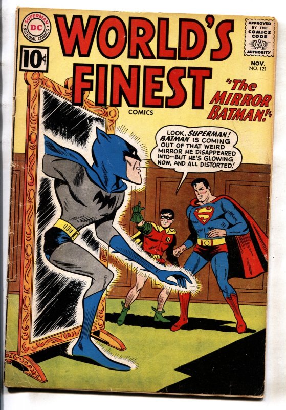 World's Finest #121 (DC Comics, 1961), raw comic book in VG condition — front cover