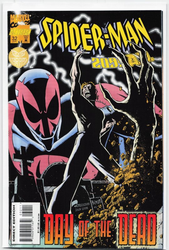 Spider-Man 2099 #32 (Marvel Comics, 1995), raw, ungraded comic book — front cover