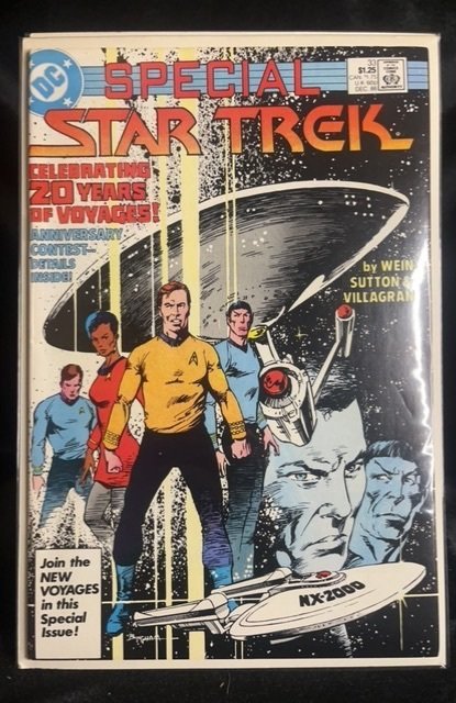Star Trek #33 (DC Comics, 1986), raw, ungraded comic book — front cover