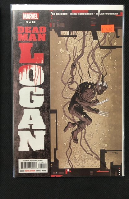 Dead Man Logan #4 (Marvel Comics, 2019), raw, ungraded comic book — front cover