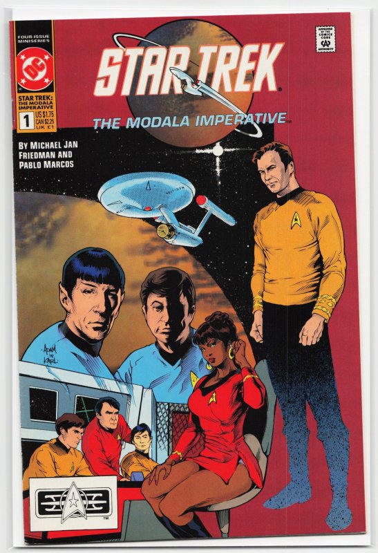 Star Trek: The Modala Imperative #1 (1991), raw, ungraded comic book — front cover