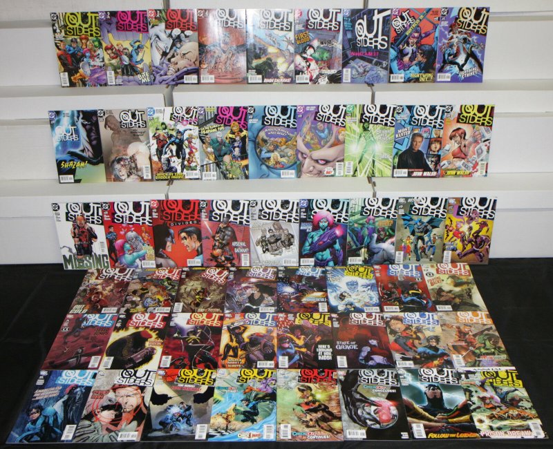 Modern DC Outsiders VOL. 3 51pc Count High Grade Comic Lot Batman Nightwing (DC Comics), raw, ungraded comic book — front cover