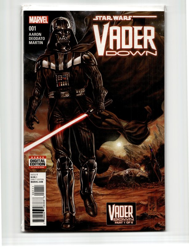 Star Wars: Vader Down (2016) Star Wars (Marvel Comics, 2016), raw, ungraded comic book — front cover