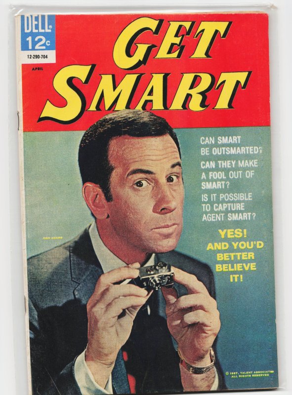 Get Smart #6 (Gold Key, 1967), raw, ungraded comic book — front cover