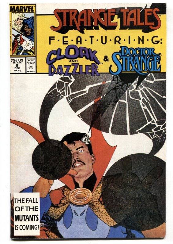 Strange Tales #9 (Marvel Comics, 1987), raw comic book in VF condition — front cover