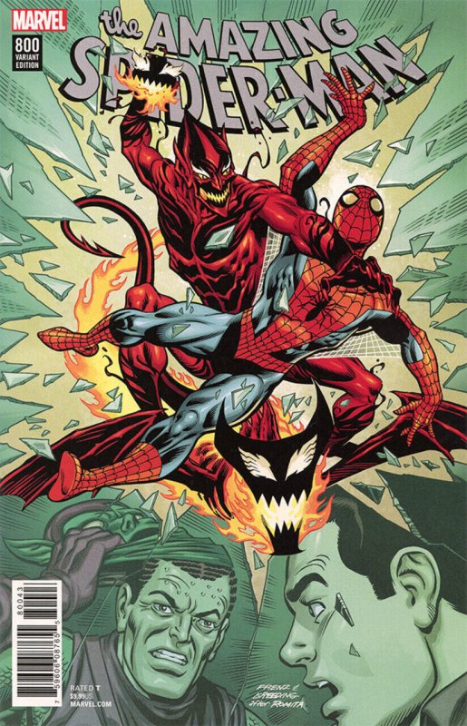 Amazing Spider-Man #800 (Marvel Comics, 2015), raw comic book in VF/NM condition — front cover
