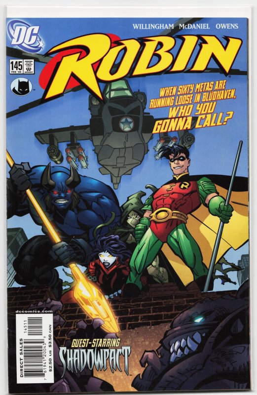 Robin #145 (DC Comics, 2006), raw, ungraded comic book — front cover