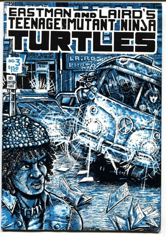 Teenage Mutant Ninja Turtles #3 (Mirage Studios), raw, ungraded comic book — front cover