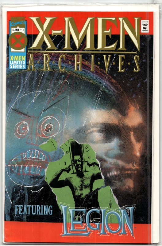 X-Men Archives #1 (1995), raw, ungraded comic book — front cover